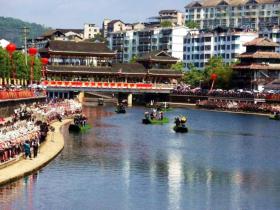 贵州台江县 云海苗乡藏盛景 诗画小河醉田园