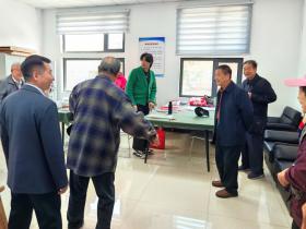 枣庄市工人文化宫版画培训班学员观摩瑞琴艺术馆