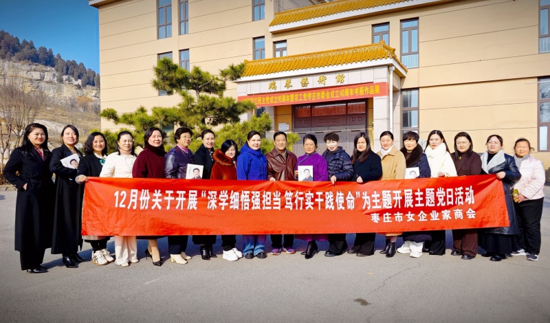 走进枣庄瑞琴艺术馆——枣庄市女企业家商会主题党日别样精彩-图片1