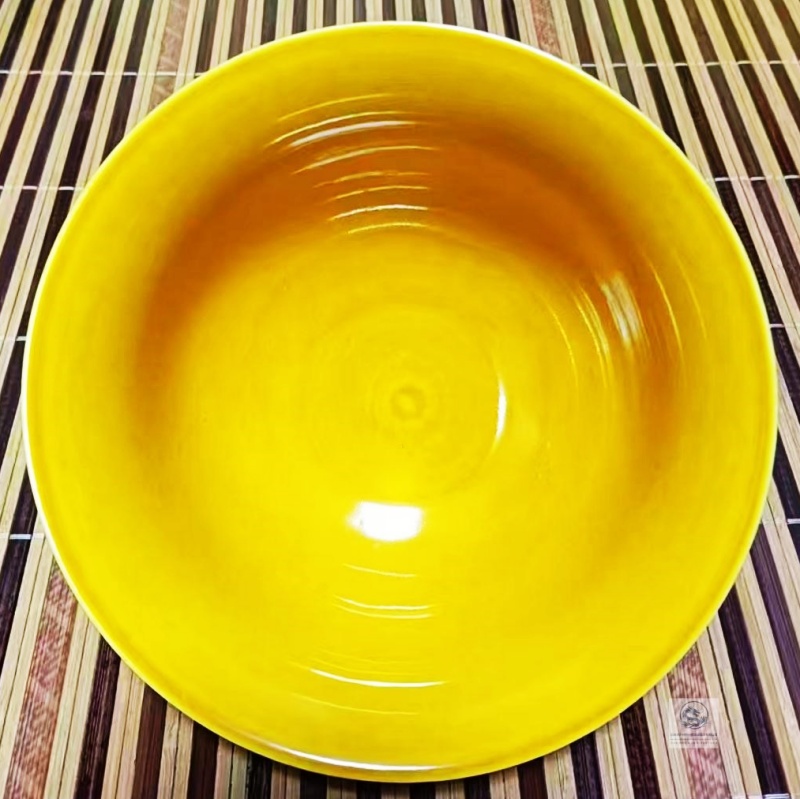 御制黄釉 佛光宝相：清雍正黄釉浮雕碗的三重价值解析-图片3