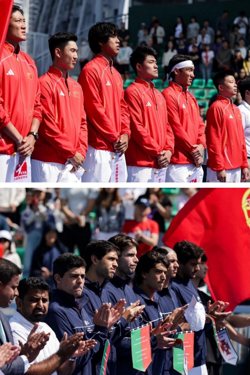 戴维斯杯首日中国战平葡萄牙，吴易昺击败强敌！-图片1