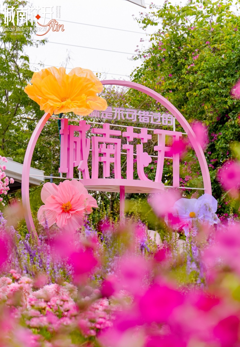 深圳南山区：“城南花开”盛大启幕 ，“万亿花FUN”点亮新春-图片1