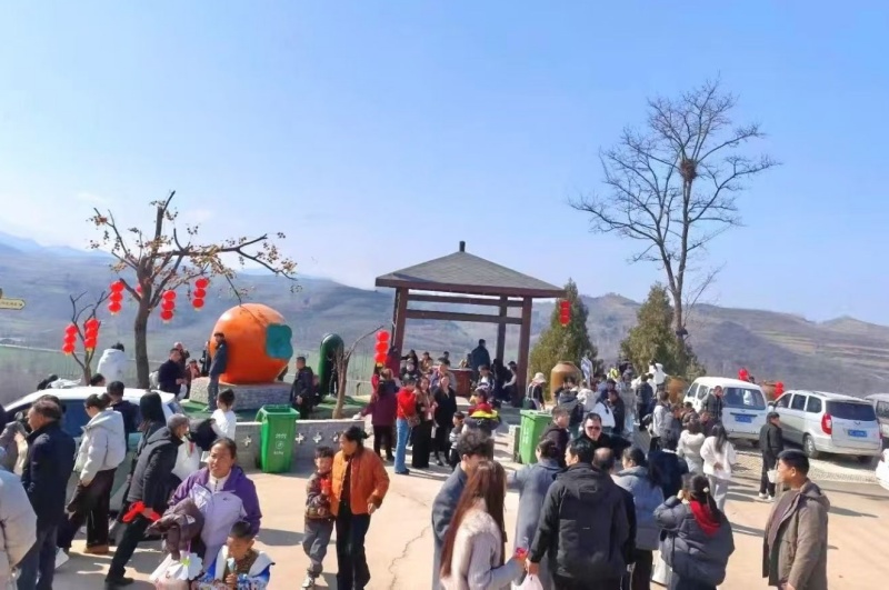 洛宁县委书记王瑞新春视察柿乡小镇，助力乡村振兴新发展-图片4