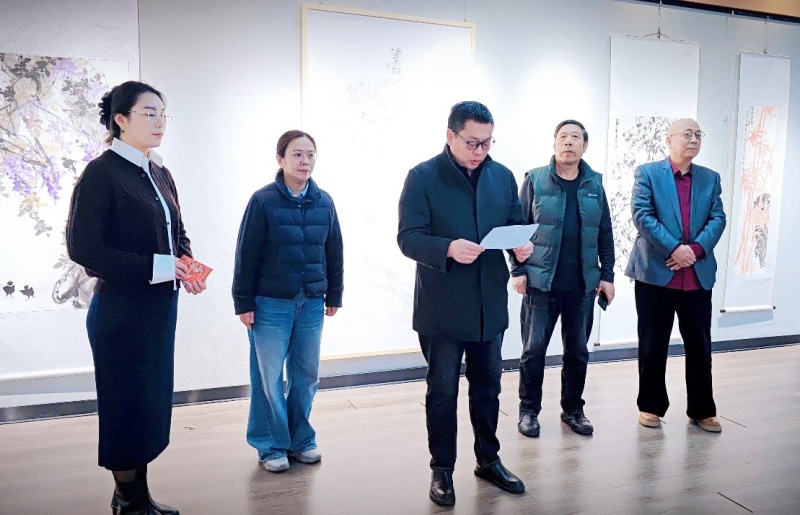 榴域芳华——薛城区第二届女画家作品展盛大开幕-图片2