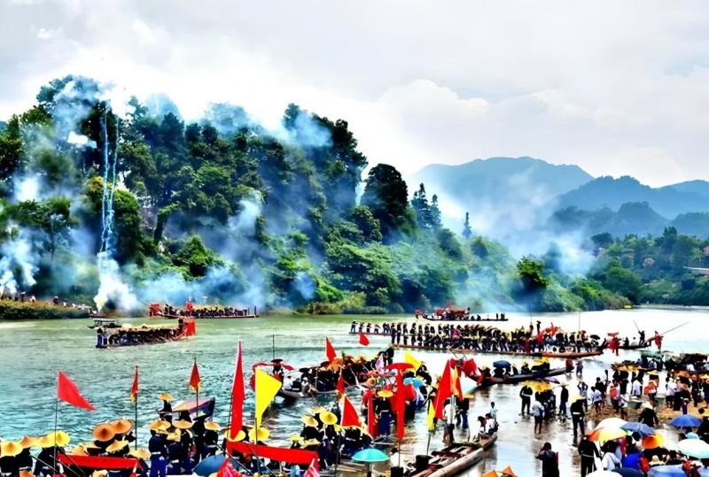 贵州台江县 云海苗乡藏盛景 诗画小河醉田园-图片2