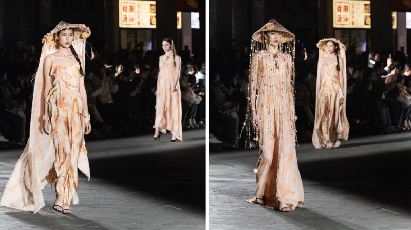 广东汕头：第五届潮汕服博会将T台搬进小公园-图片2