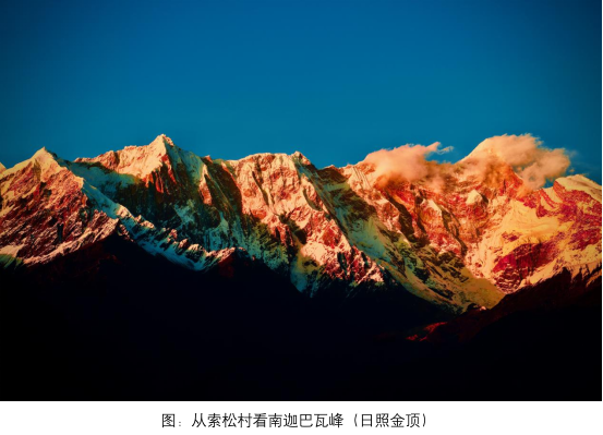 十二分钟的金色盛宴 南迦巴瓦峰日照金顶-图片1