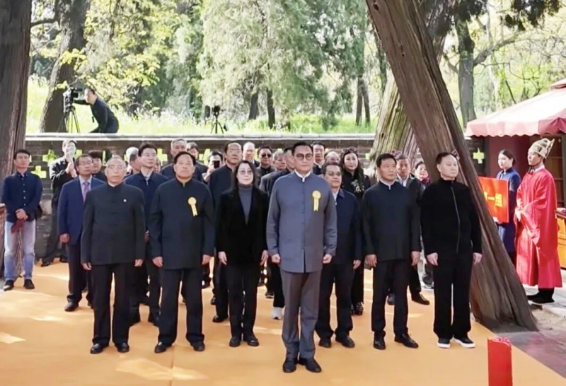 枣庄市孔子后裔联谊会赴曲阜参加纪念孔子诞辰2577年系列活动-图片3