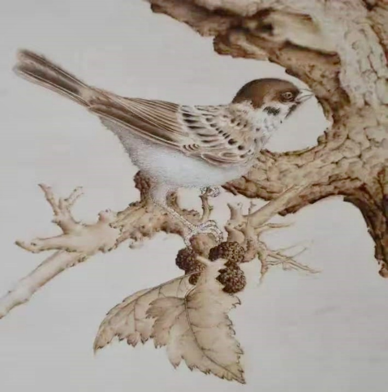 以火为墨,铁笔生花;以艺载道,薪火相传 ——记潍坊非遗“王派烙画”传承人王全战-图片4