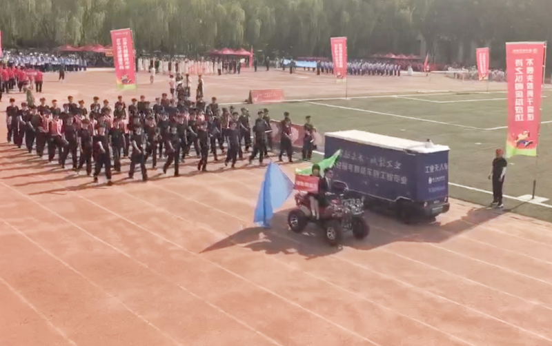 智驱校园，赋能青春｜英杰达工业无人车亮相银川能源学院运动会！-图片2